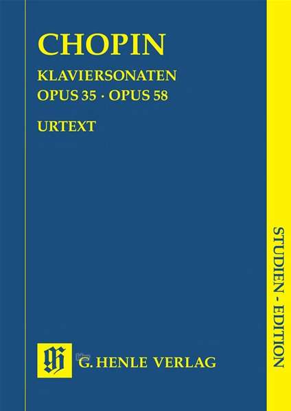 Klaviersonat.35 u.58,Stud.HN9289 - Chopin - Książki -  - 9790201892894 - 