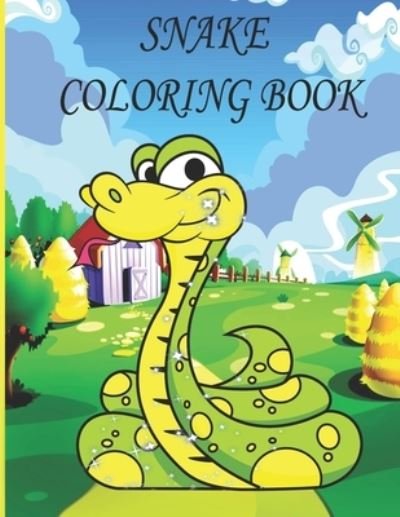 Cover for Ab Draw Publishing · Snake Coloring Book: Coloring Book for Kids, Boys And girls, toddlers, funny pets with beautiful illustrations for all ages (Paperback Bog) (2022)