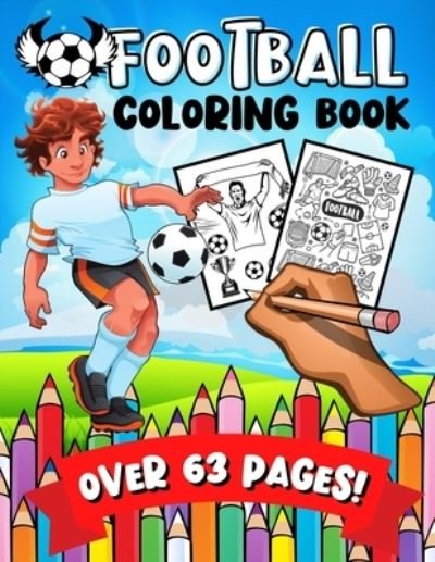 Cover for Crayons Planet · Football Coloring Book (Pocketbok) (2020)