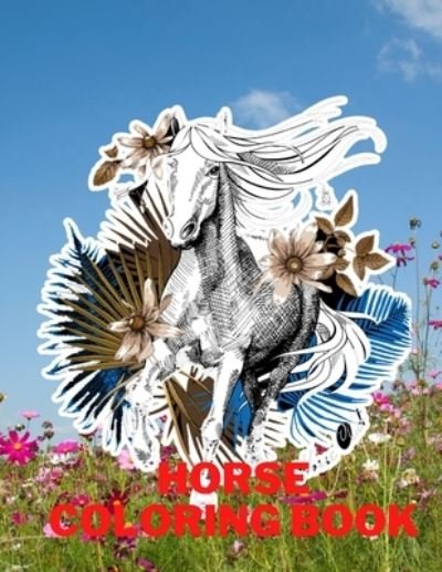 Cover for DXL Print · Horse Coloring Book (Taschenbuch) (2020)