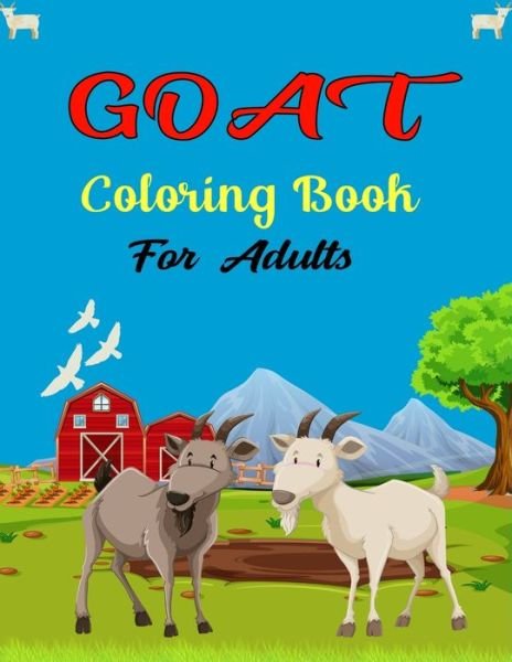 Cover for Mnktn Publications · GOAT Coloring Book For Adults (Paperback Bog) (2020)