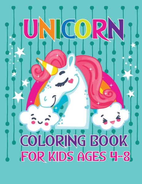 Cover for Rabbi Hossain · Unicorn Coloring Book for Kids Ages 4-8 (Paperback Book) (2020)