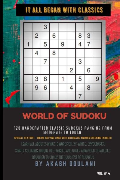 Cover for Akash Doulani · World of Sudoku: Vol # 4 - World of Sudoku (Paperback Book) (2021)