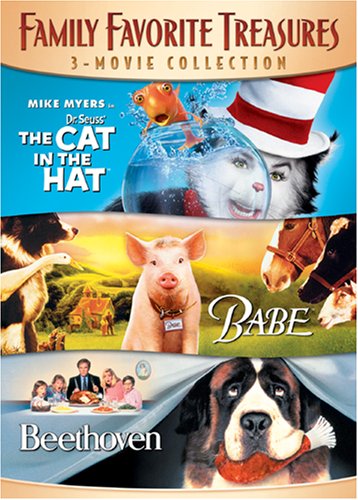 Family Favorite Treasures 3-movie Collection (Dr. Seuss' the Cat in the Hat / Babe / Beethoven) - DVD - Movies - FANTASY, COMEDY, FAMILY, ADVENTURE - 0025195013895 - August 28, 2007