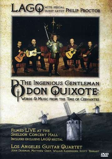 Cover for Los Angeles Guitar Quartet · Ingenious Gentleman Don Quixote (DVD) (2012)