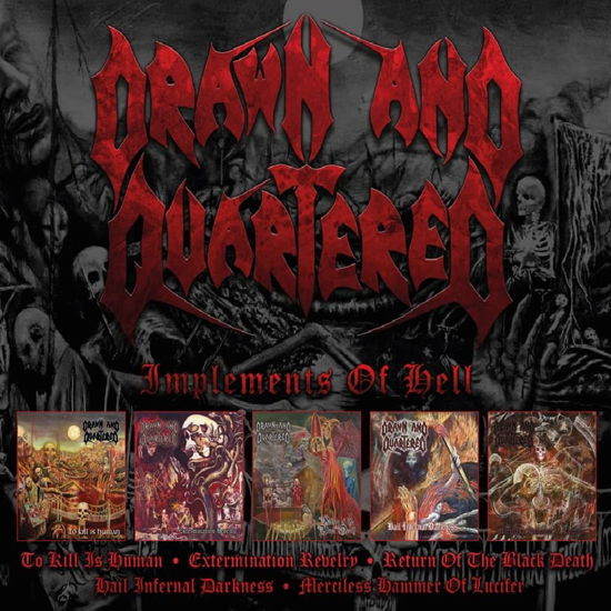 Cover for Drawn And Quartered · Implements Of Hell (CD) (2023)