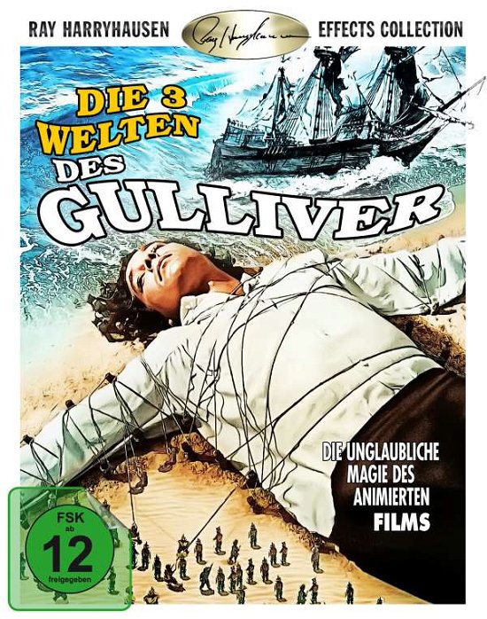 Cover for Die Drei Welten Des Gulliver / The Three Worlds Of Gulliver (Blu-ray) (2017)