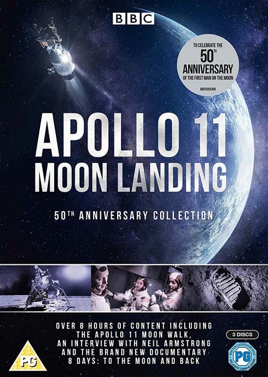 Cover for Apollo 11 Moon Landing 50th Anniv Co · Apollo 11 Moon (DVD) (2019)