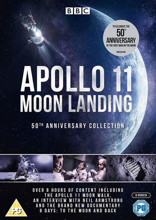 Apollo 11 Moon Landing: 50th Anniversary Collection - Apollo 11 Moon Landing 50th Anniv Co - Movies - BBC WORLDWIDE - 5051561043895 - July 22, 2019