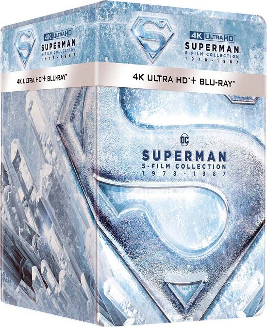 Superman I to IV Collection Limited Edition Steelbook - Superman I-iv - Filmes - Warner Bros - 5051892240895 - 17 de abril de 2023