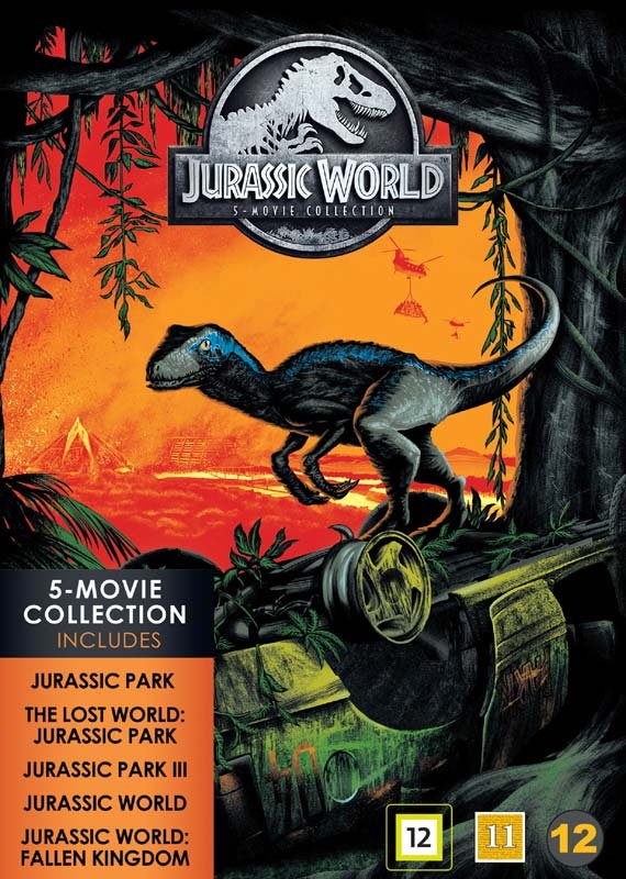 Jurassic Park 1-5 Complete Box Box Set edition