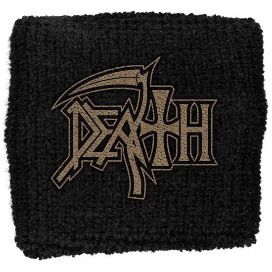 Death Embroidered Wristband: Logo (Loose) - Death - Merchandise -  - 5055339730895 - 