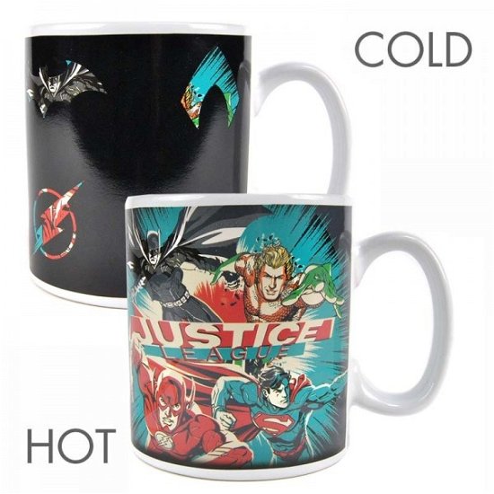 Team - Heat Change Mug - Justice League - Merchandise - HALF MOON BAY - 5055453452895 - 