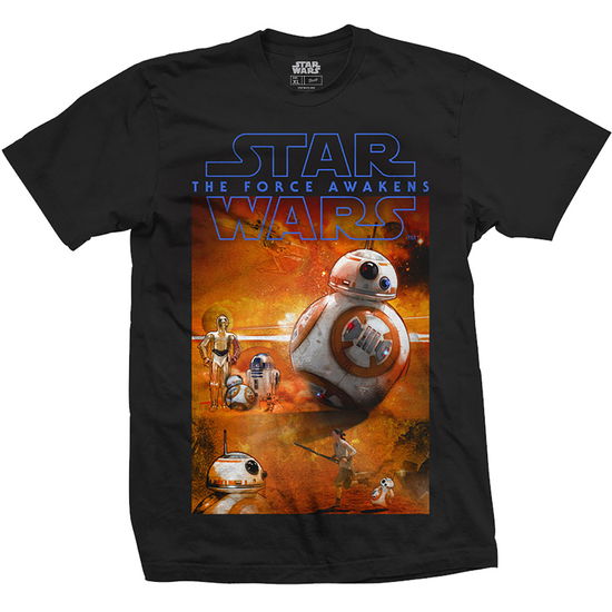 Star Wars: Episode Vii Bb-8 Composition (T-Shirt Unisex Tg. L) - Star Wars - Inne - Bravado - 5055979932895 - 