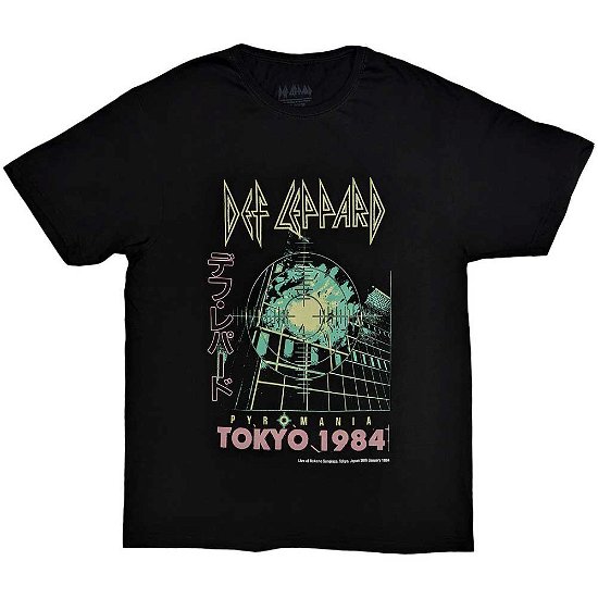 Def Leppard Unisex T-Shirt: Tokyo - Def Leppard - Merchandise -  - 5056737227895 - 