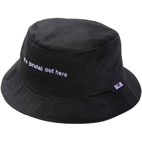 Cover for Olivia Rodrigo · Olivia Rodrigo Unisex Bucket Hat: It's Brutal Out Here (Black) (Ex-Tour) (MERCH) (2024)