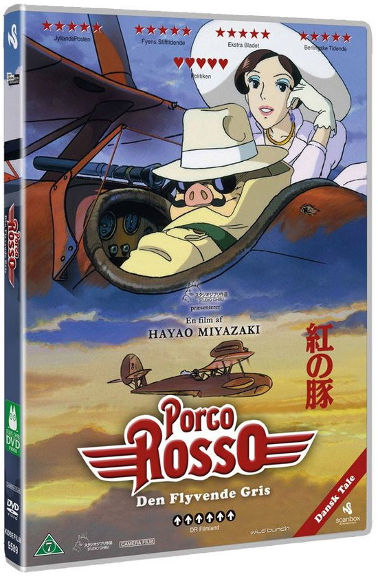 Den Flyvende Gris Porco Rosso - Miyazaki [dvd] - Den Flyvende Gris Porco Rosso - Filme - HAU - 5706102395895 - 25. September 2023