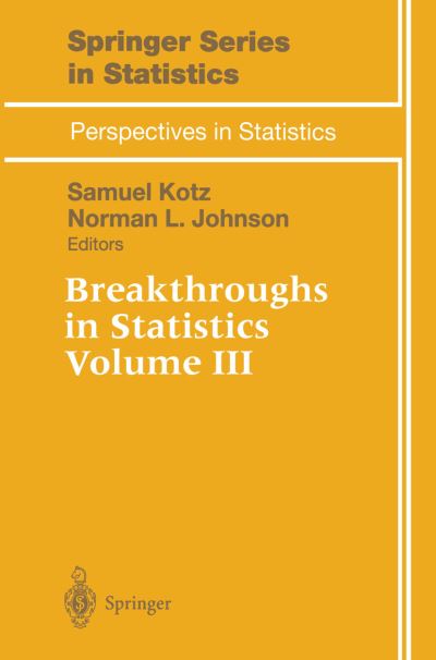 Cover for Samuel Kotz · Breakthroughs in Statistics - Springer Series in Statistics (Paperback Book) [1997 edition] (1997)