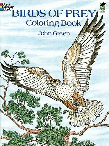 Birds of Prey Coloring Book - Dover Nature Coloring Book - John Green - Livres - Dover Publications Inc. - 9780486259895 - 1 février 2000