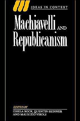 Cover for Gisela Bock · Machiavelli and Republicanism - Ideas in Context (Paperback Bog) (1993)