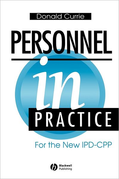 Cover for Currie, Donald (Southampton Institute) · Personnel in Practice (Pocketbok) (1997)