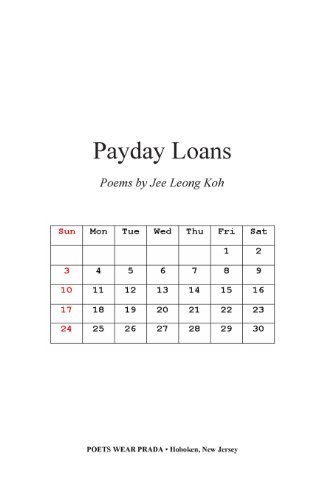 Cover for Jee Leong Koh · Payday Loans: Poems (Paperback Book) (2007)