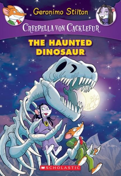 Cover for Geronimo Stilton · The Haunted Dinosaur (Creepella von Cacklefur #9): A Geronimo Stilton Adventure - Creepella von Cacklefur (Taschenbuch) (2017)