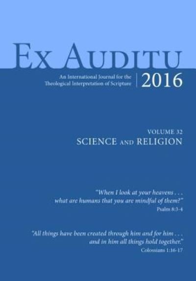 Cover for Klyne Snodgrass · Ex Auditu - Volume 32 (Hardcover Book) (2017)