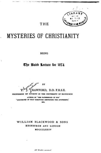 Cover for T J Crawford · The Mysteries of Christianity (Paperback Book) (2015)