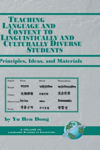 Cover for Yu  Ren Dong · Teaching Language and Content to Linguistically and Culturally Diverse Students: Principals, Ideas, and Materials (Hc) (Language Studies in Education) (Innbunden bok) (2000)