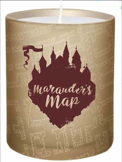 Harry Potter: Marauder's Map Glass Candle - Luminaries - Insight Editions - Bøker - Insight Editions - 9781682984895 - 1. oktober 2019
