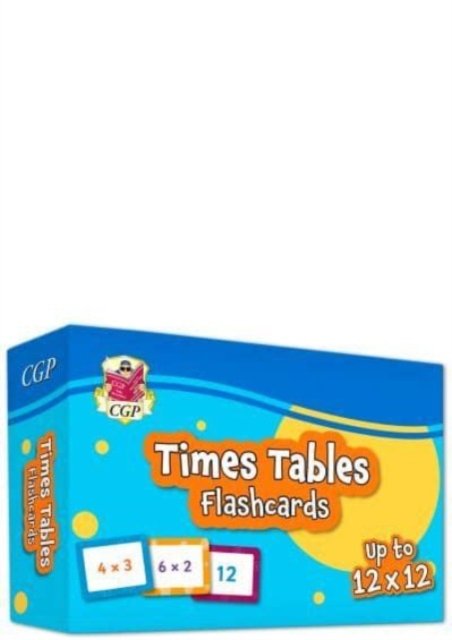 Cover for CGP Books · Times Tables Flashcards: perfect for learning the 1 to 12 times tables - CGP KS1 Activity Books and Cards (Hardcover bog) (2022)