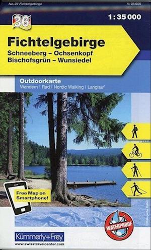 Cover for Kummerly &amp; Frey,Switzerland · Fichtelgebirge 2012 (Map) (2012)