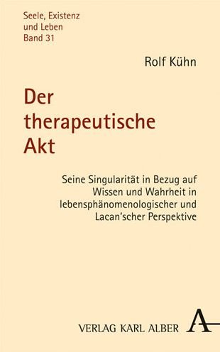 Cover for Kühn · Der therapeutische Akt (Bok) (2018)