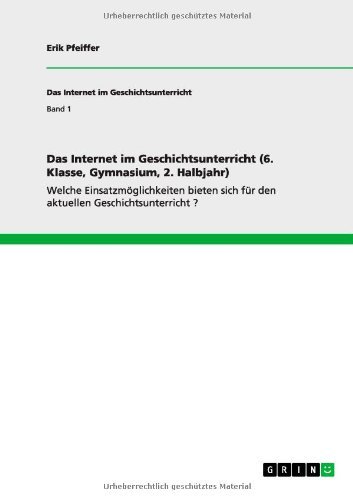 Cover for Pfeiffer · Das Internet im Geschichtsunte (Bog) [German edition] (2013)