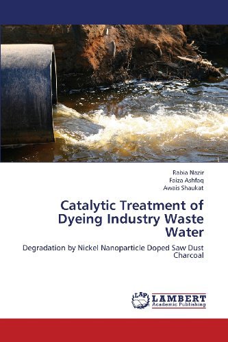 Cover for Awais Shaukat · Catalytic Treatment of Dyeing Industry Waste Water: Degradation by Nickel Nanoparticle Doped Saw Dust Charcoal (Pocketbok) (2013)