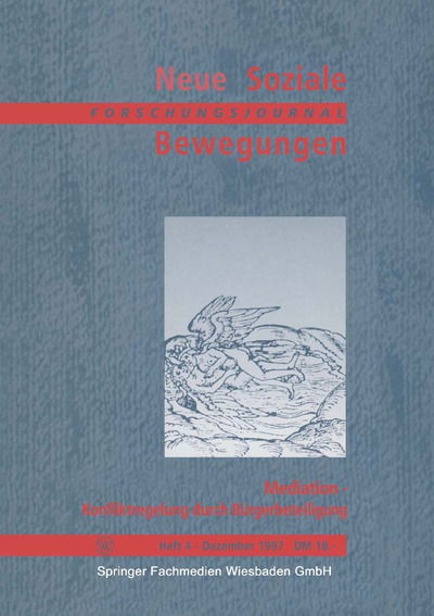 Cover for Ansgar Klein · Mediation -- Konfliktregelung Durch Burgerbeteiligung (Paperback Book) [1997 edition] (1997)