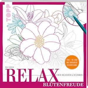 Cover for Relax Blumen · Linien Nachfahren &amp; Entspannen (Book)