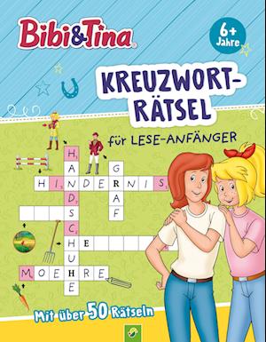 Cover for Bibi &amp; Tina Kreuzworträtsel für Lese-Anfänger (Bok) (2023)