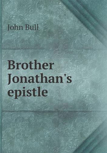 Cover for John Bull · Brother Jonathan's Epistle (Paperback Book) (2013)