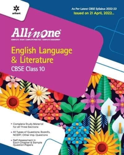 Cover for Dolly Jain · Cbse All in One English Language &amp; Literature Class 10 2022-23 Edition (as Per Latest Cbse Syllabus Issued on 21 April 2022) (Taschenbuch) [8 Revised edition] (2022)