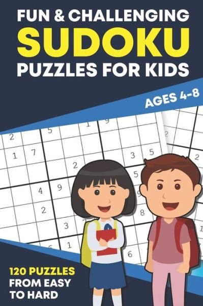 Cover for Fun Brain Puzzles · Fun and Challenging Sudoku Puzzles for Kids Ages 4-8 (Paperback Bog) (2020)