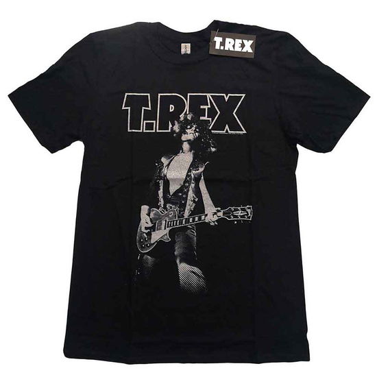 Cover for T-Rex · T-Rex Unisex T-Shirt: Glam (Black) (T-shirt)