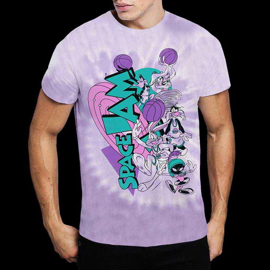 Cover for Space Jam · Space Jam Unisex T-Shirt: Retro Squad (Pink) (Wash Collection) (T-shirt)