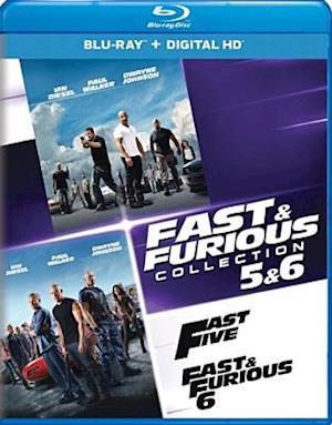 Cover for Fast &amp; Furious Collection: 5 &amp; 6 (Blu-ray) (2017)