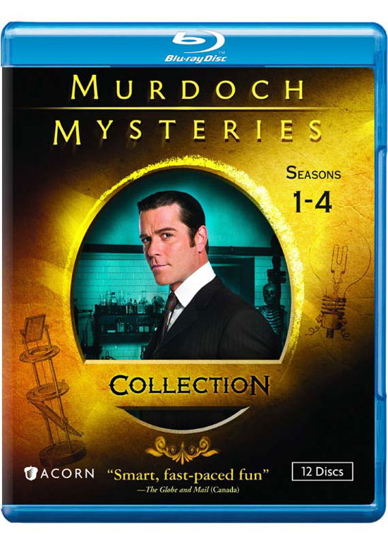 Cover for Murdoch Mysteries Collection: Seasons 1-4 (Blu-ray) (2013)