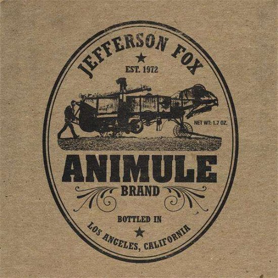 Cover for Jefferson Fox · Animule (CD) (2008)