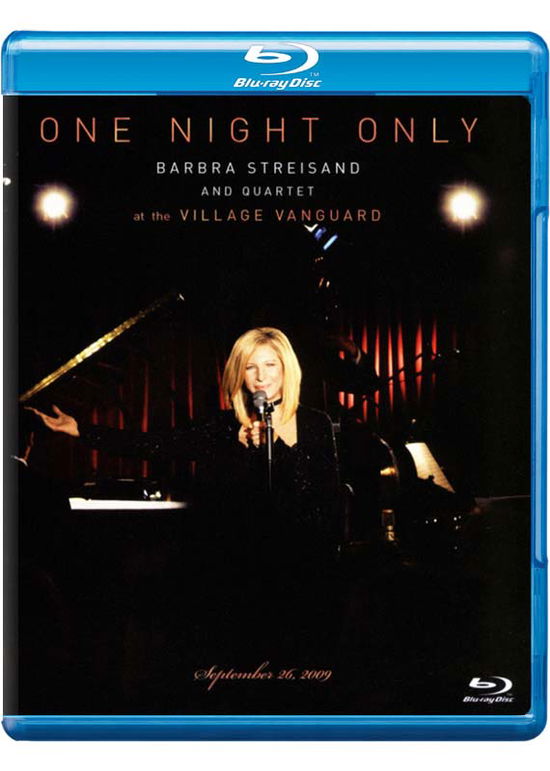 Cover for Barbra Streisand · One Night Only - Barbra Stresiand and Quartet at the Village (Blu-ray) (2010)