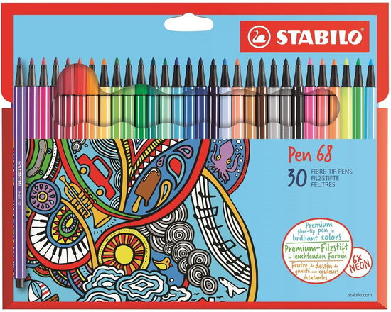 Cover for 30 STABILO Pen 68 Filzstifte farbsort... (MERCH) (2020)