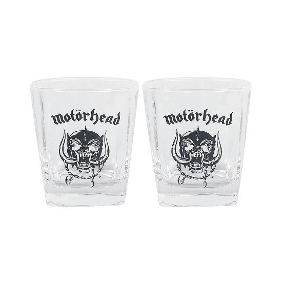 Motorhead 2 Pack Glass Set - Motörhead - Merchandise - MOTORHEAD - 4039103739896 - January 13, 2020
